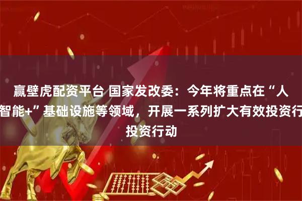 赢壁虎配资平台 国家发改委：今年将重点在“人工智能+”基础设施等领域，开展一系列扩大有效投资行动